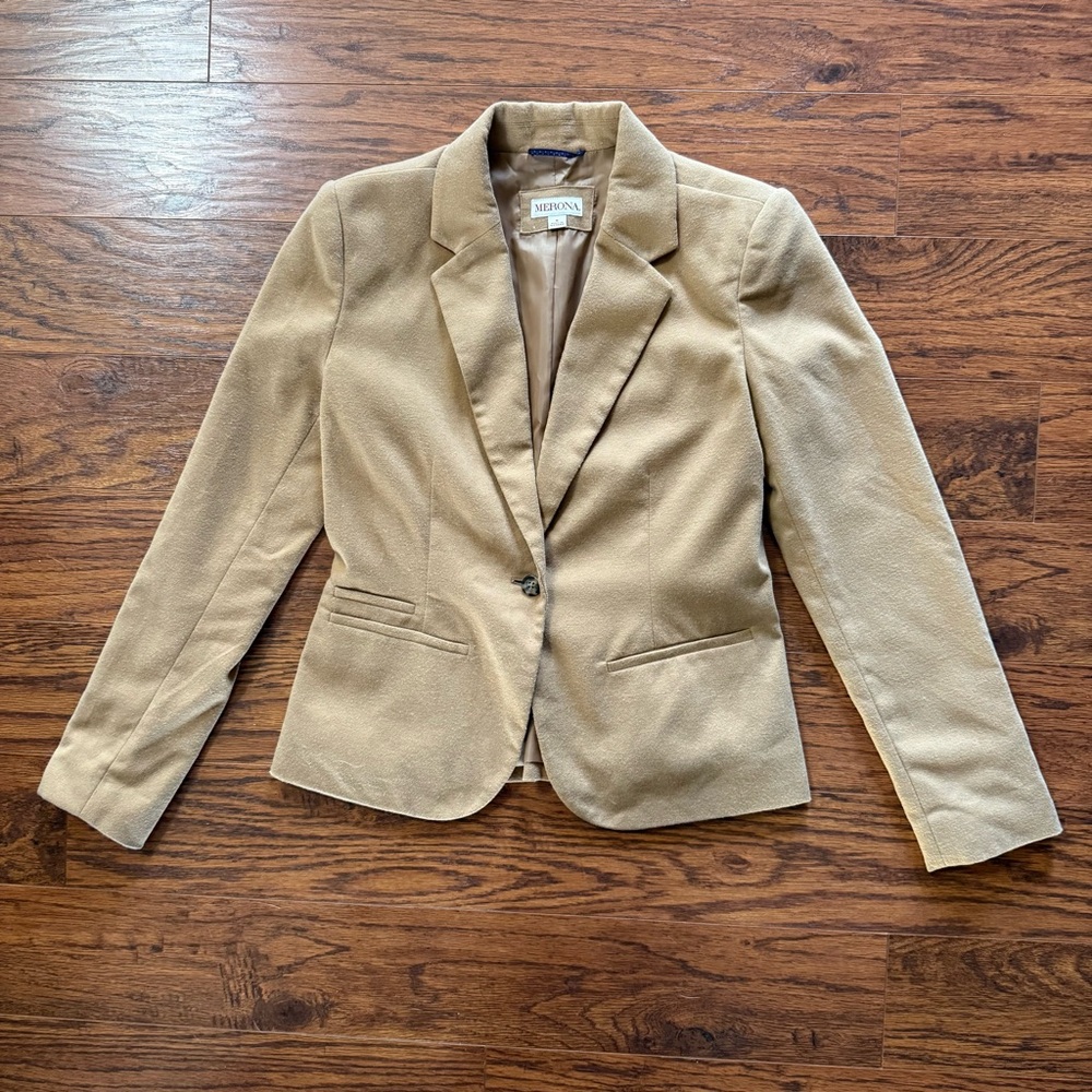 Merona Tan Women's Blazer Size 6